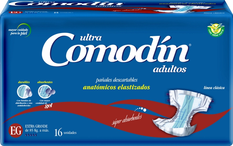 Comodin Anatomico Extra Grande x 80 unid