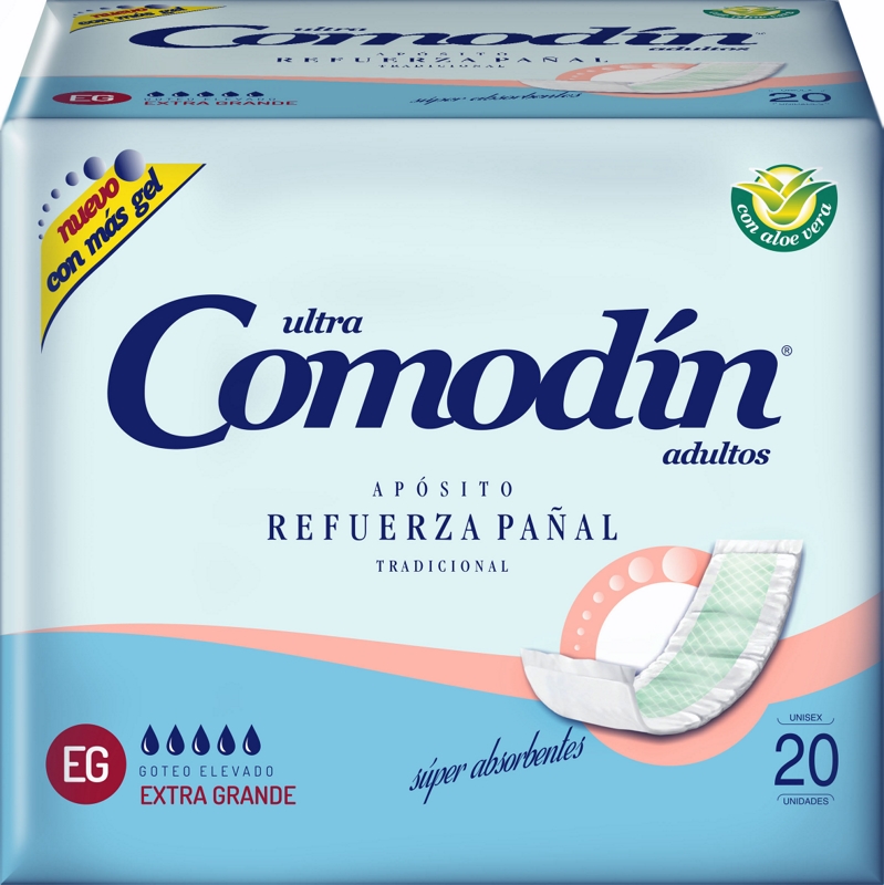 Comodin Aposito Refuerza Pañal Extra Grande x 120 unid