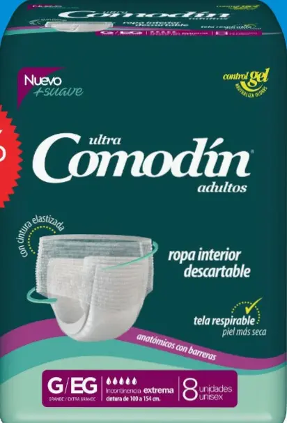 ROPA INTERIOR DESC COMODIN GDE-EXGDE x 64 unid (x8)